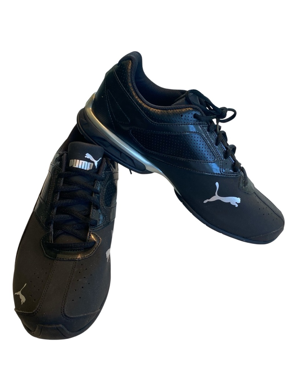 Men’s Puma Tazon 6 FM Blk & Silver Sz. 12
